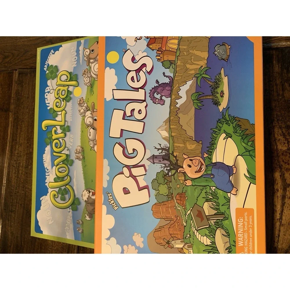 SimplyFun Pickles' Pig Tales And Clover Leap Learning Education Games